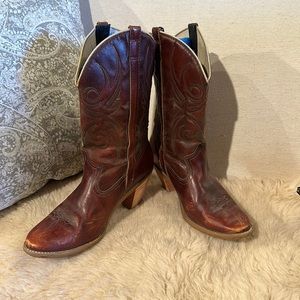 Vintage western cowboy boots
